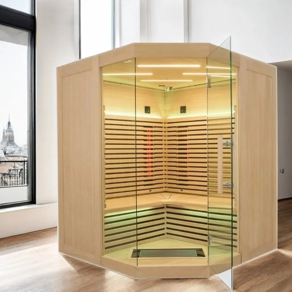 家庭用3〜4人用ヘムロック赤外線サウナ