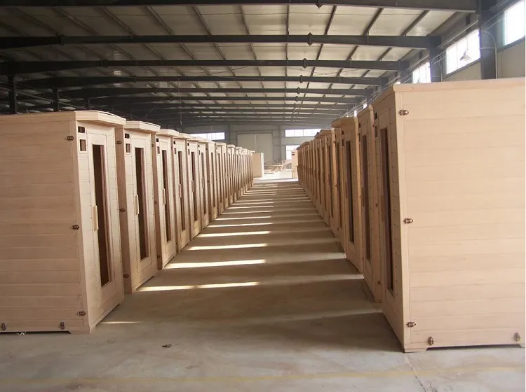 屋外ヘムロック遠赤外線サウナ